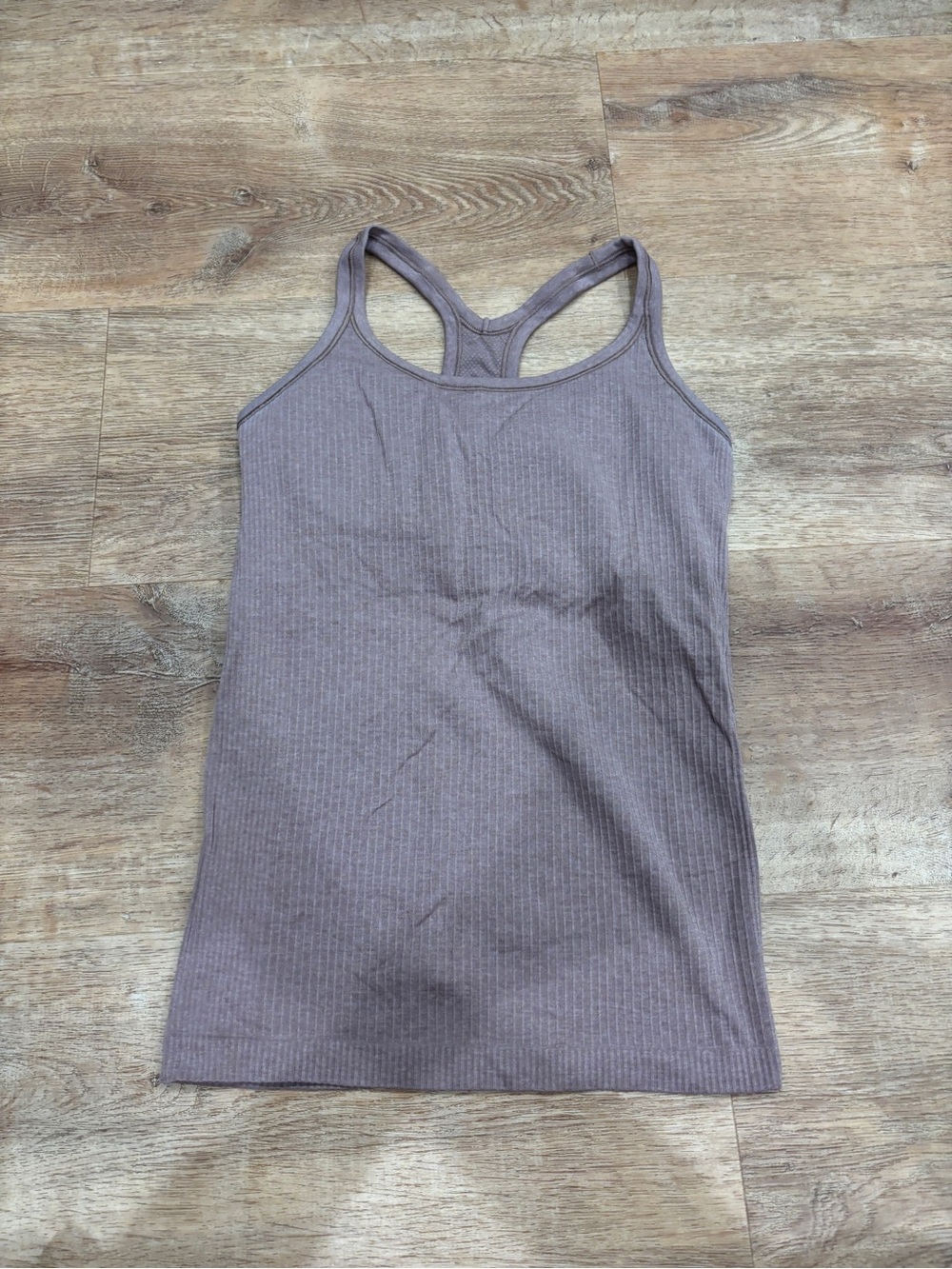 lululemon athletica Ribbed Racerback Tank - Mauve Taupe